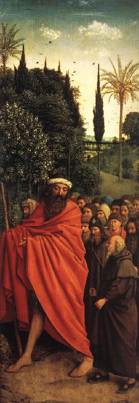 EYCK, Jan van The Holy Pilgrims oil painting picture